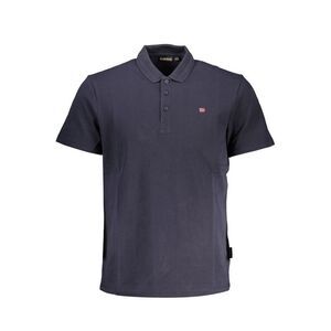 Napapijri Blue Cotton Polo Men's Shirt